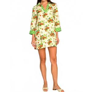 NEW ELIZABETH JAMES THE LABEL taylor dress in strawberry garden